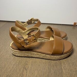 Michael Kors Brown Espadrille Sandals